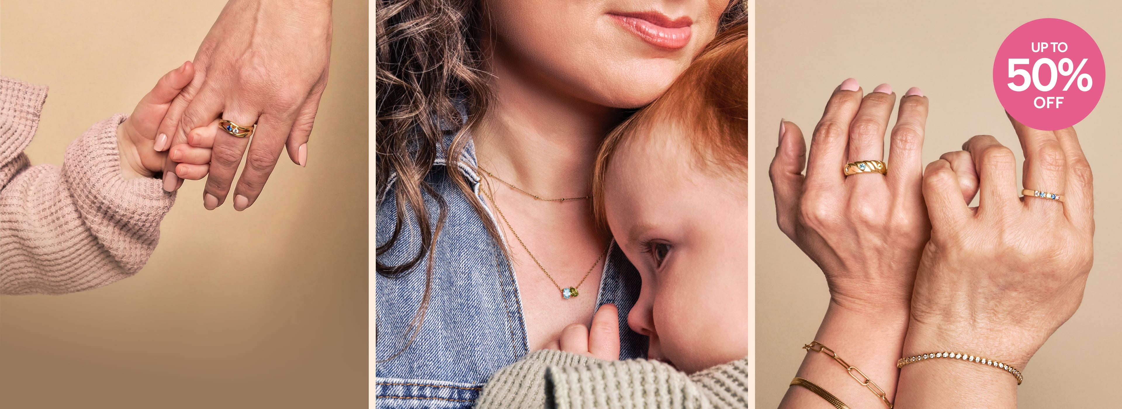 Save up to 50% off on Mother's DayJ