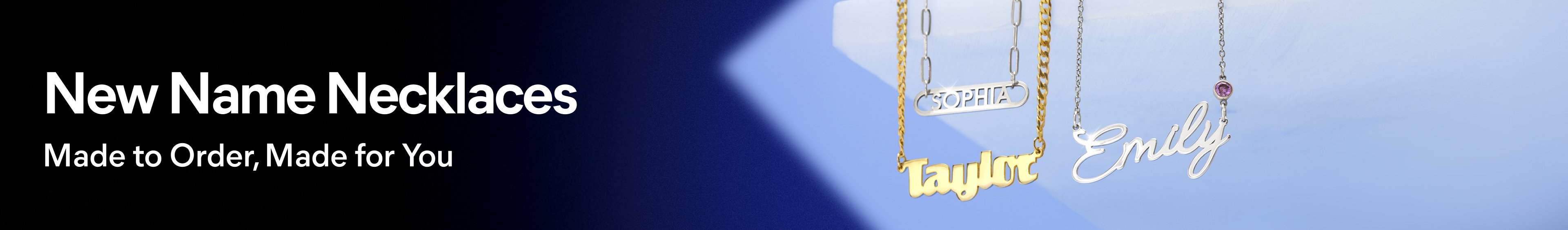 New Name Necklaces. Made to Order, Made for You