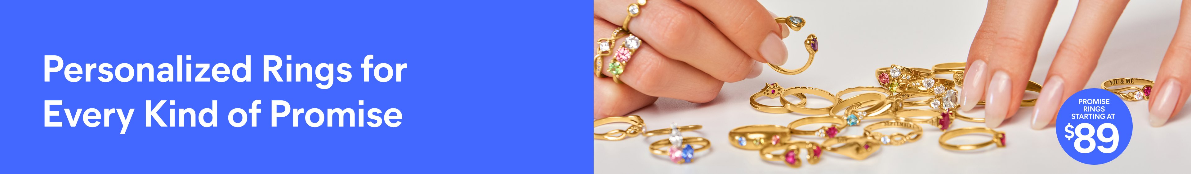 Personalized Rings for Every Kind of Promise Promise Rings Starting At $89